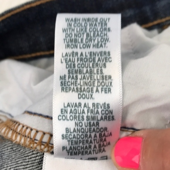 FRAME DENIM Raw Hem Catamaran Jean Skirt sz 27 - Picture 11 of 15